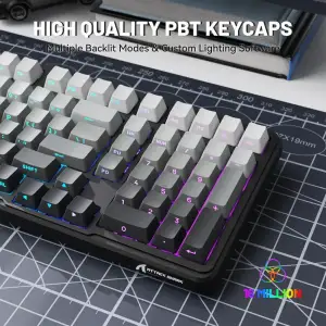 Клавіатура Attack Shark X98 RGB Wireless Moonlight Night (X98ML_AS) UA