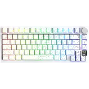 Клавіатура ігрова механічна Attack Shark X820 Ultra 81кл.RGB,Wireless, Gift Axis, ENG version, White (X820ULTRAGA_AS) UA