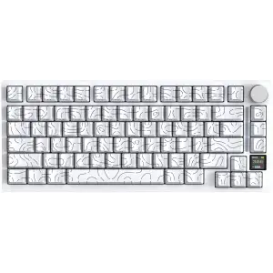 Клавіатура ігрова механічна Attack Shark X820 Ultra 81кл.RGB,Wireless, Gift Axis, ENG version, White (X820ULTRAGA_AS) UA