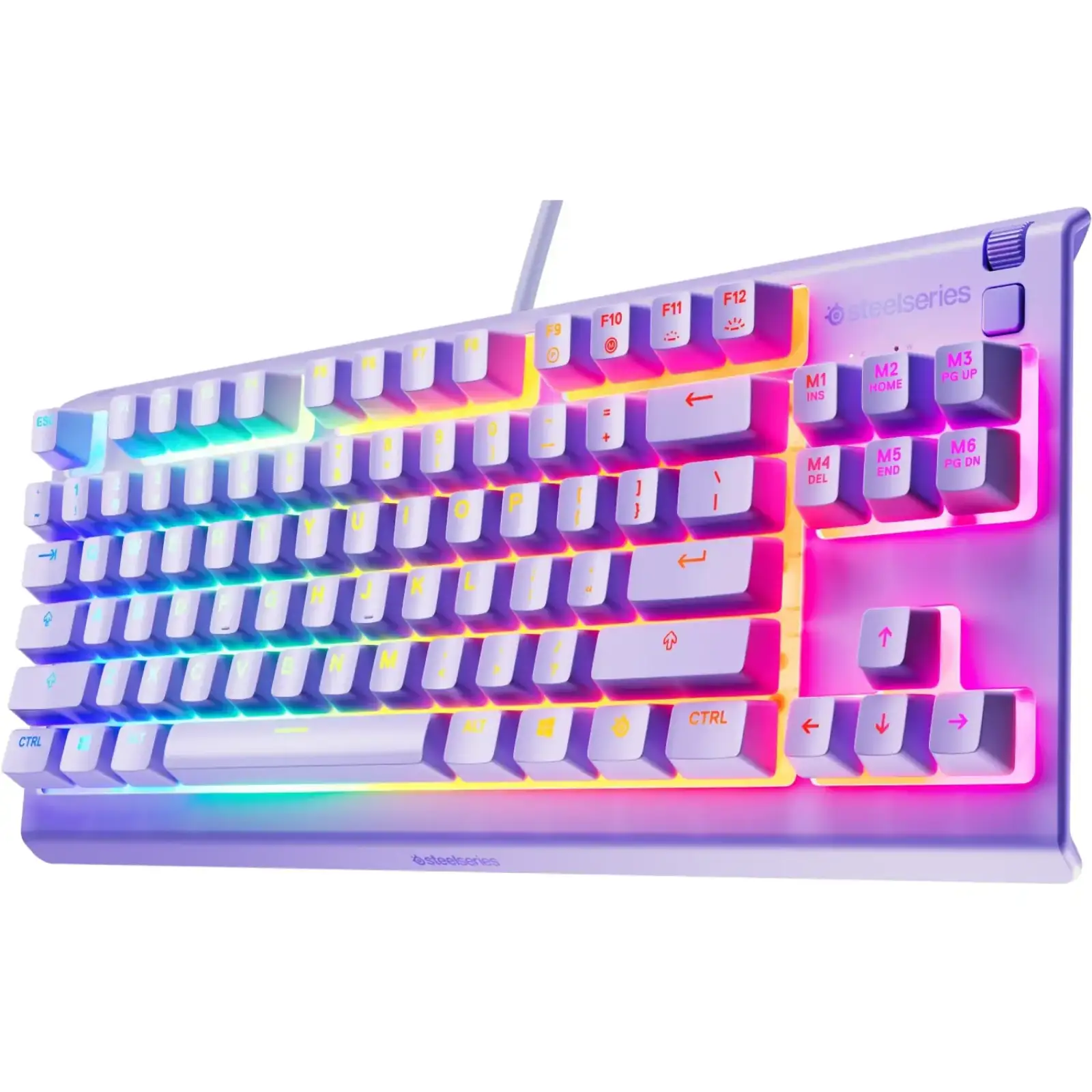 Клавіатура ігрова SteelSeries Apex 3 TKL UA Lavender (64940) UA