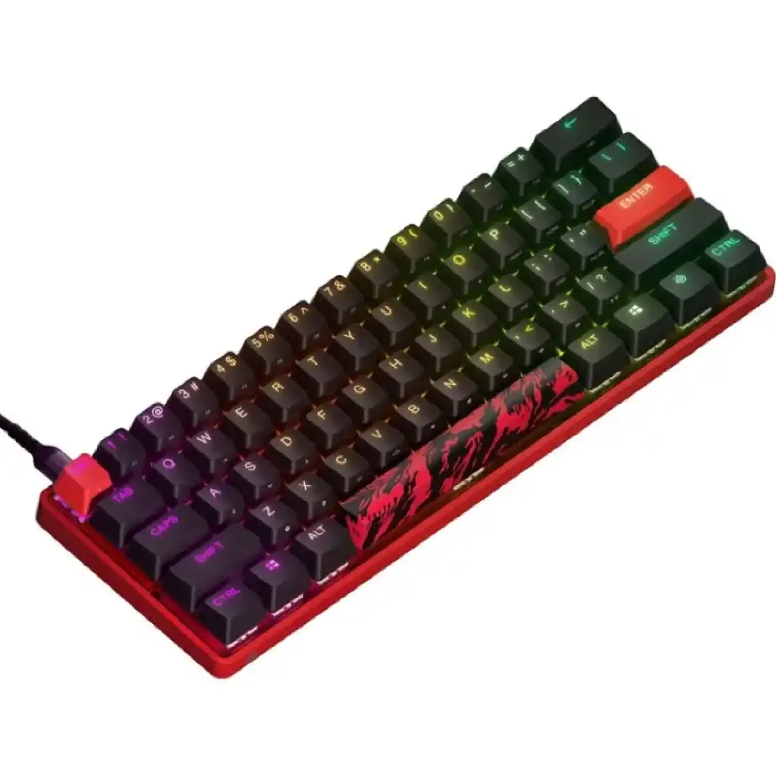 Клавіатура ігрова оптична SteelSeries Apex 9 TKL UA OptiPoint Mini Faze Clan (64853) UA