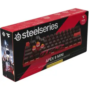 Клавіатура ігрова оптична SteelSeries Apex 9 TKL UA OptiPoint Mini Faze Clan (64853) UA