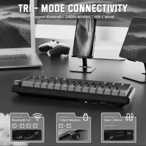 Клавіатура Attack Shark X66 RGB Wireless Moonlit Night (X66MN_AS) UA