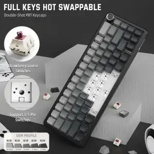 Клавіатура Attack Shark X66 RGB Wireless Moonlit Night (X66MN_AS) UA