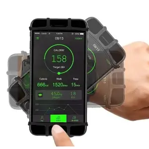 Спортивний тримач на руку для смартфона BeCover BC-RZSS034 Black (709634)