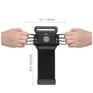 Спортивний тримач на руку для смартфона BeCover BC-RZSS034 Black (709634)