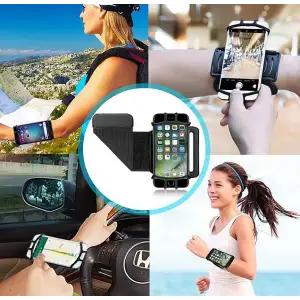 Спортивний тримач на руку для смартфона BeCover BC-RZSS034 Black (709634)