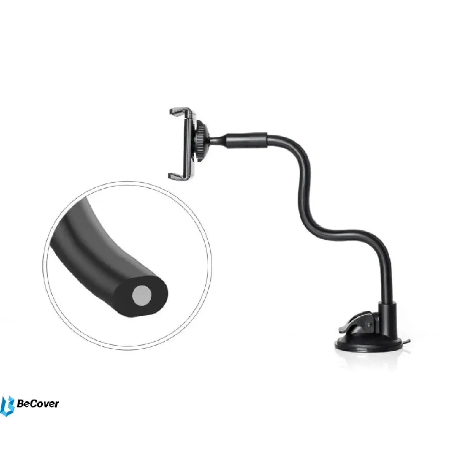 Автотримач для планшета BeCover Car Holder Black (706714)