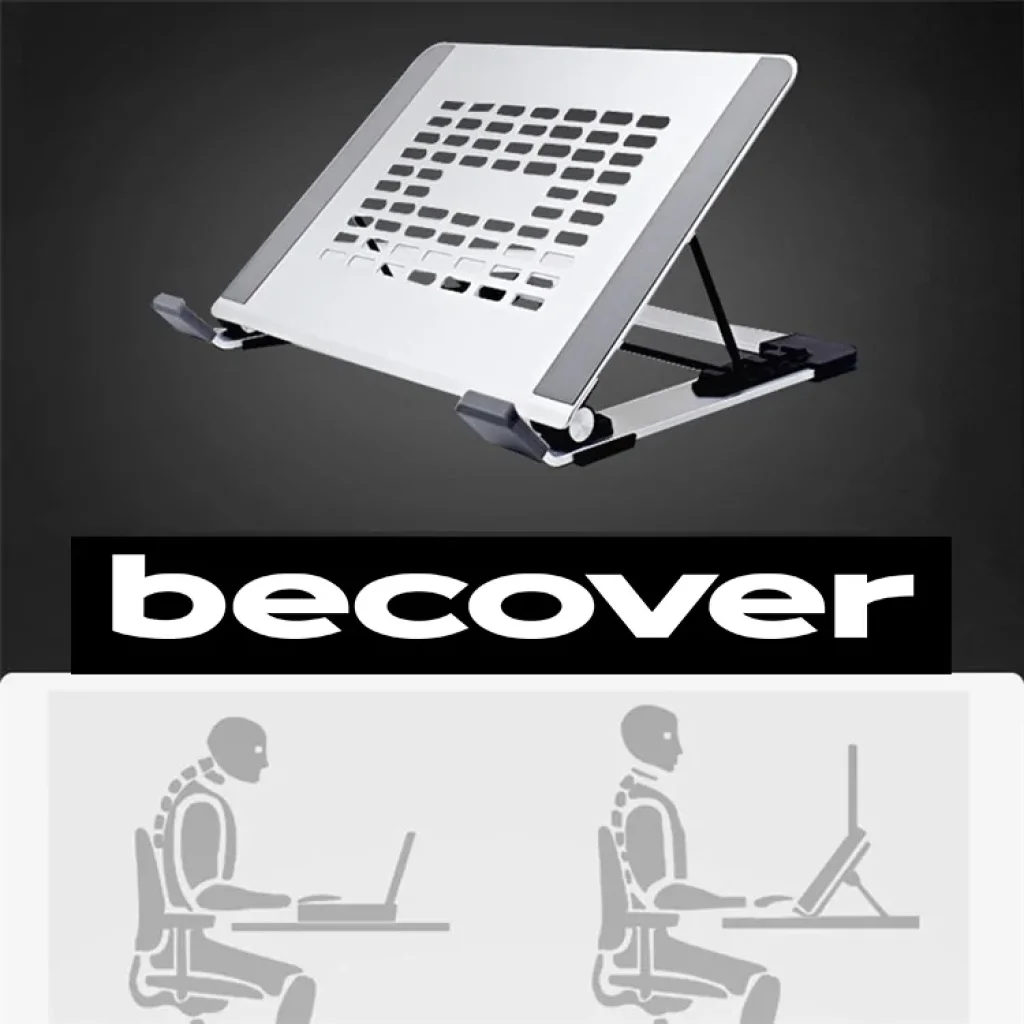 Тримач для планшета/ноутбука BeCover BC-P2 Silver (710072)