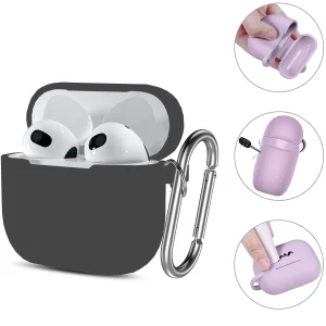 Чехол Silicon BeCover для Apple AirPods (3nd Gen) Black (707177)