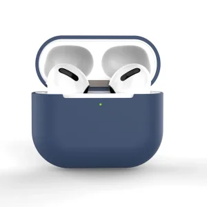 Цвет: Синий - Чехол Silicon BeCover для Apple AirPods (3nd Gen) Deep Blue (707178)