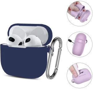Чехол Silicon BeCover для Apple AirPods (3nd Gen) Deep Blue (707178)