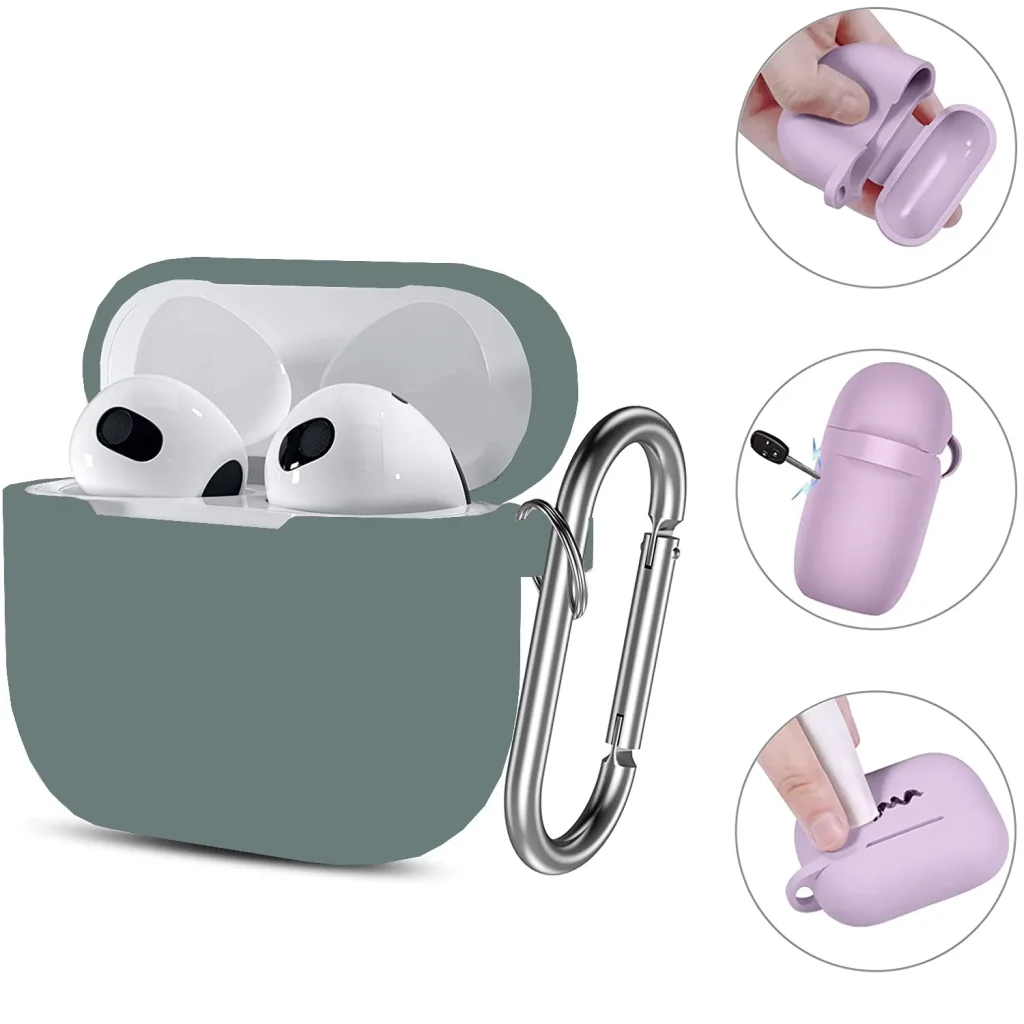 Чехол Silicon BeCover для Apple AirPods (3nd Gen) Deep Green (707179)