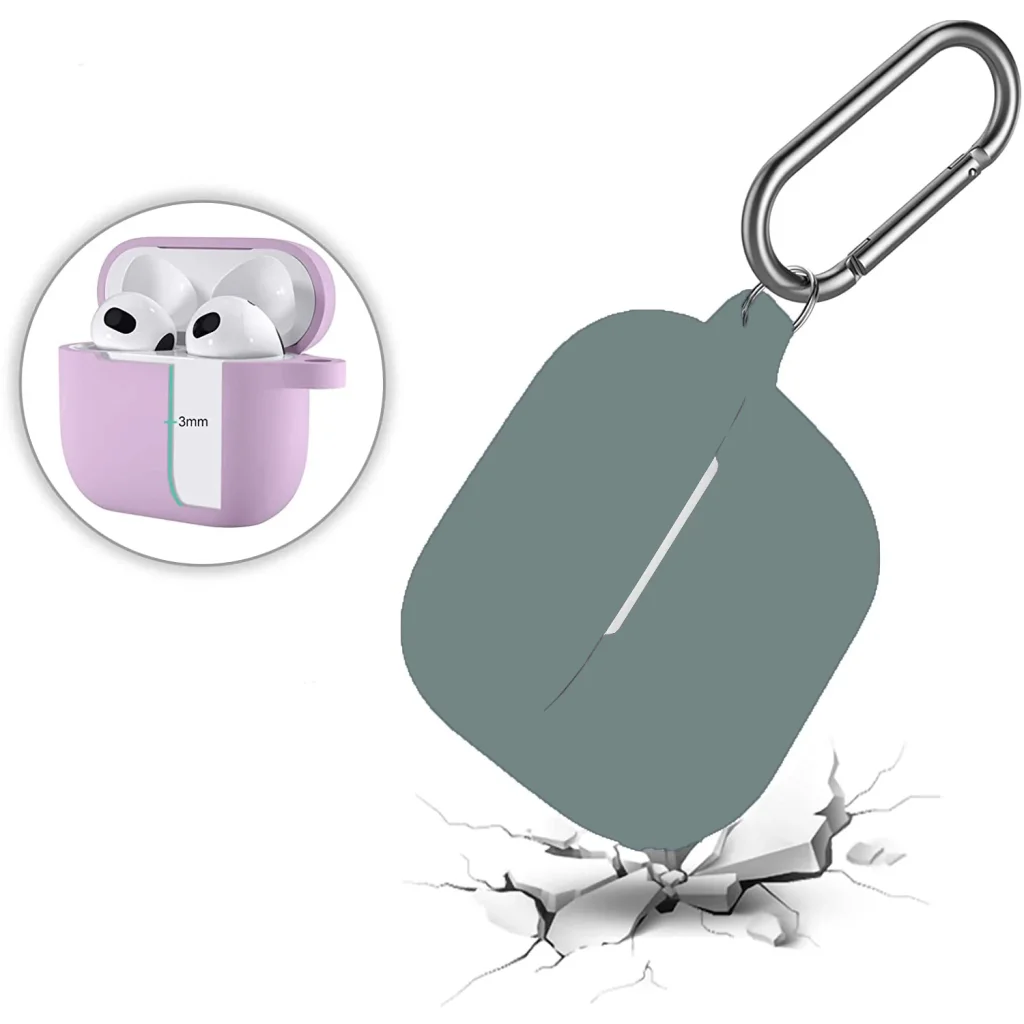 Чехол Silicon BeCover для Apple AirPods (3nd Gen) Deep Green (707179)