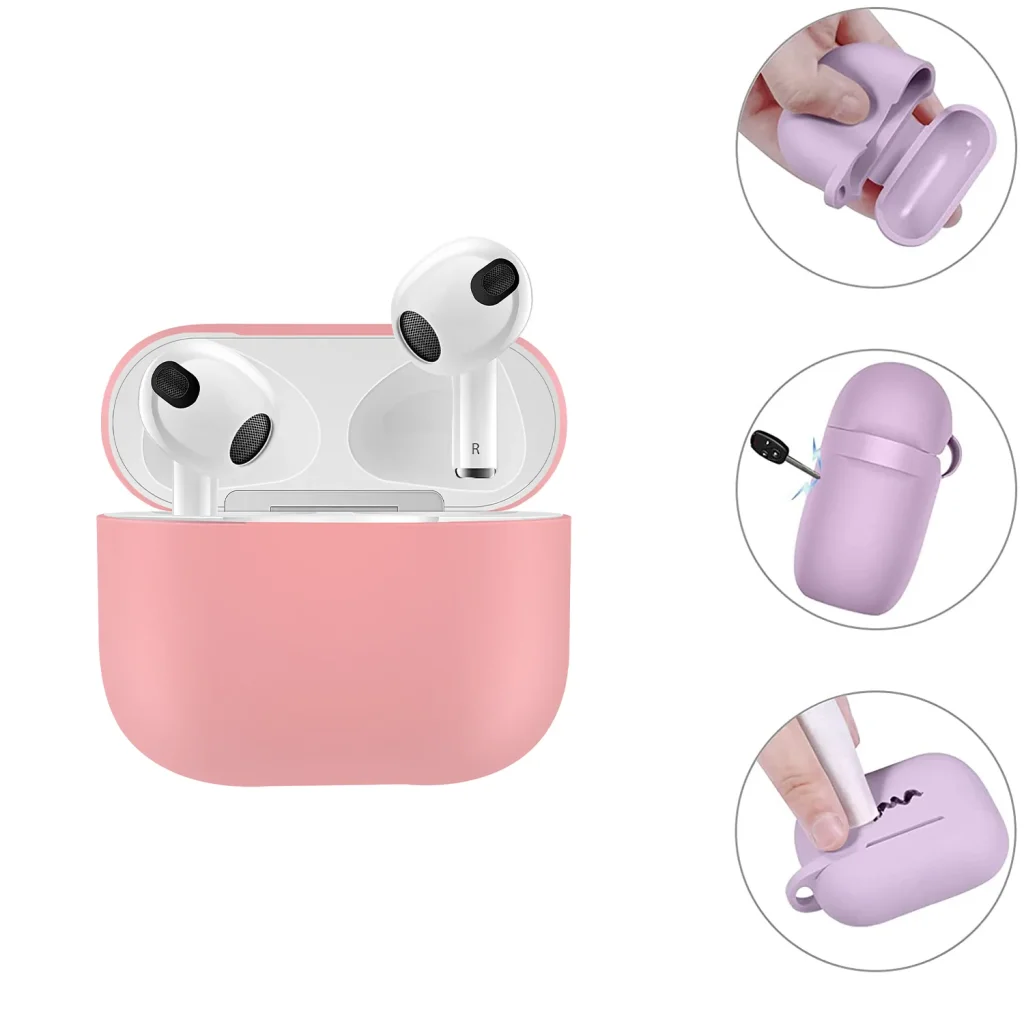 Чехол Silicon BeCover для Apple AirPods (3nd Gen) Grapefruit-Pink (707231)
