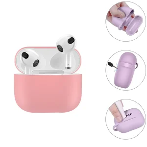 Чехол Silicon BeCover для Apple AirPods (3nd Gen) Grapefruit-Pink (707231)
