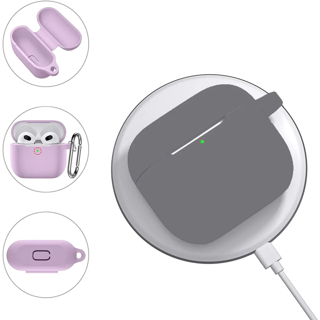 Чехол Silicon BeCover для Apple AirPods (3nd Gen) Gray (707180)