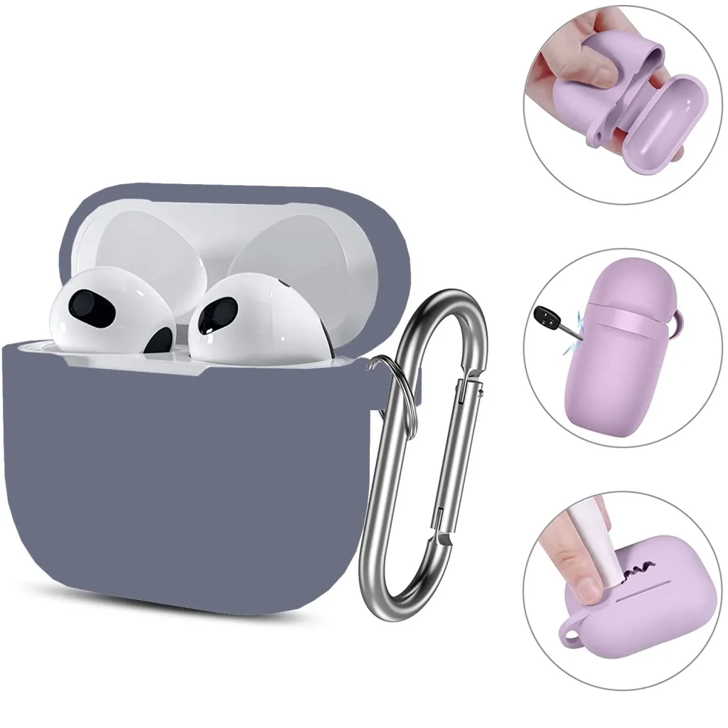 Чехол Silicon BeCover для Apple AirPods (3nd Gen) Light Purple (707183)