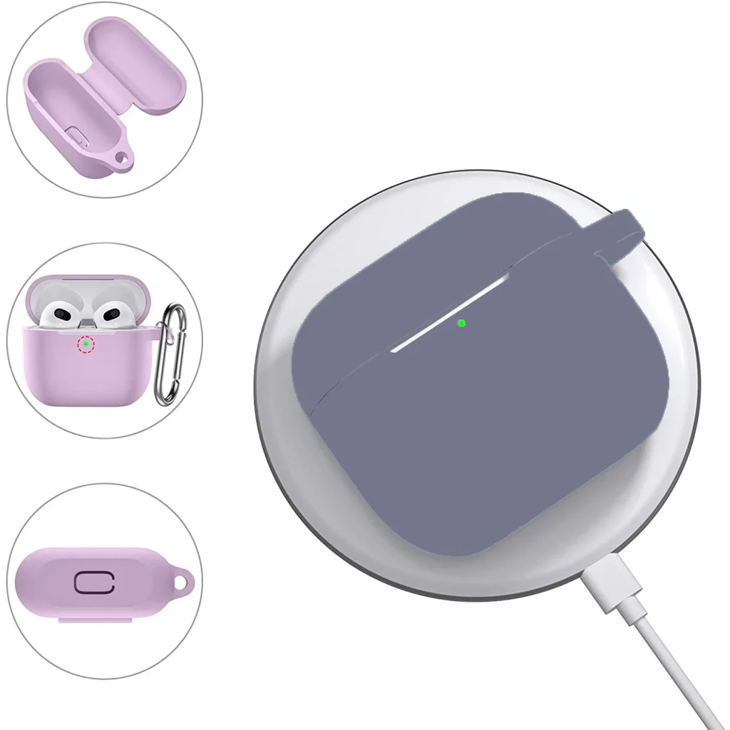 Чехол Silicon BeCover для Apple AirPods (3nd Gen) Light Purple (707183)