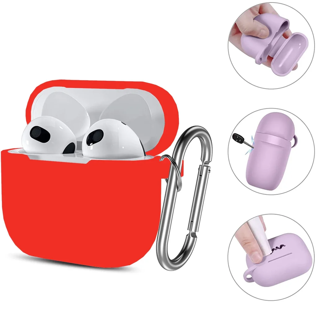 Чехол Silicon BeCover для Apple AirPods (3nd Gen) Red (707186)
