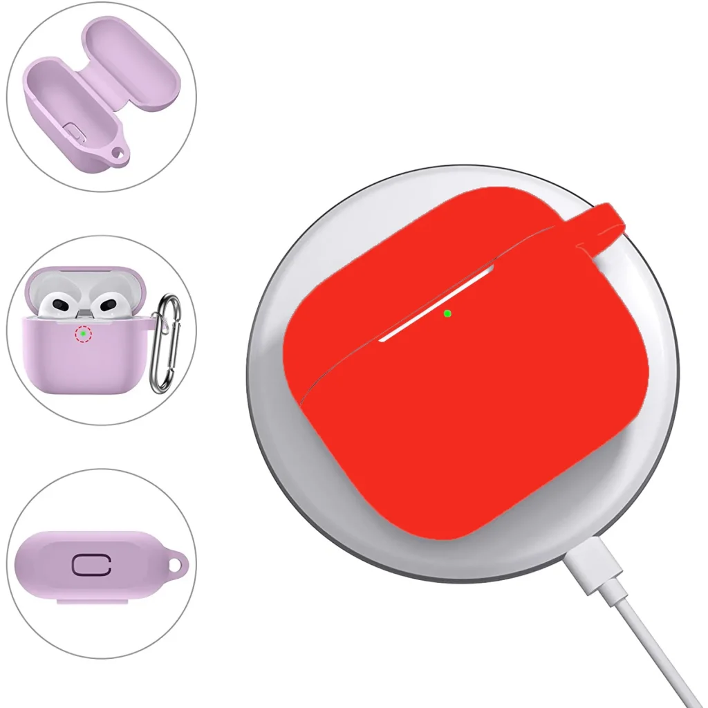 Чехол Silicon BeCover для Apple AirPods (3nd Gen) Red (707186)