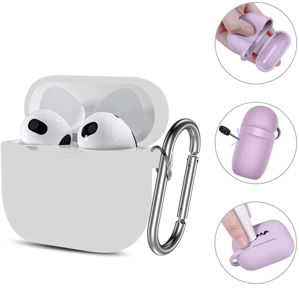 Чехол Silicon BeCover для Apple AirPods (3nd Gen) White (707184)