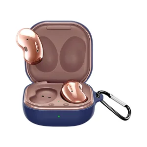 Колір: Синій - Чохол Silicon BeCover для Samsung Galaxy Buds 2 / Buds Live / Buds Pro / Buds FE Deep Blue (705407)