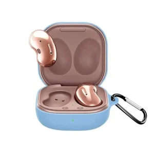 Колір: Блакитний - Чохол Silicon BeCover для Samsung Galaxy Buds 2/Buds 2 Pro/Buds Live/Buds Pro / Buds FE Light Blue (709588)