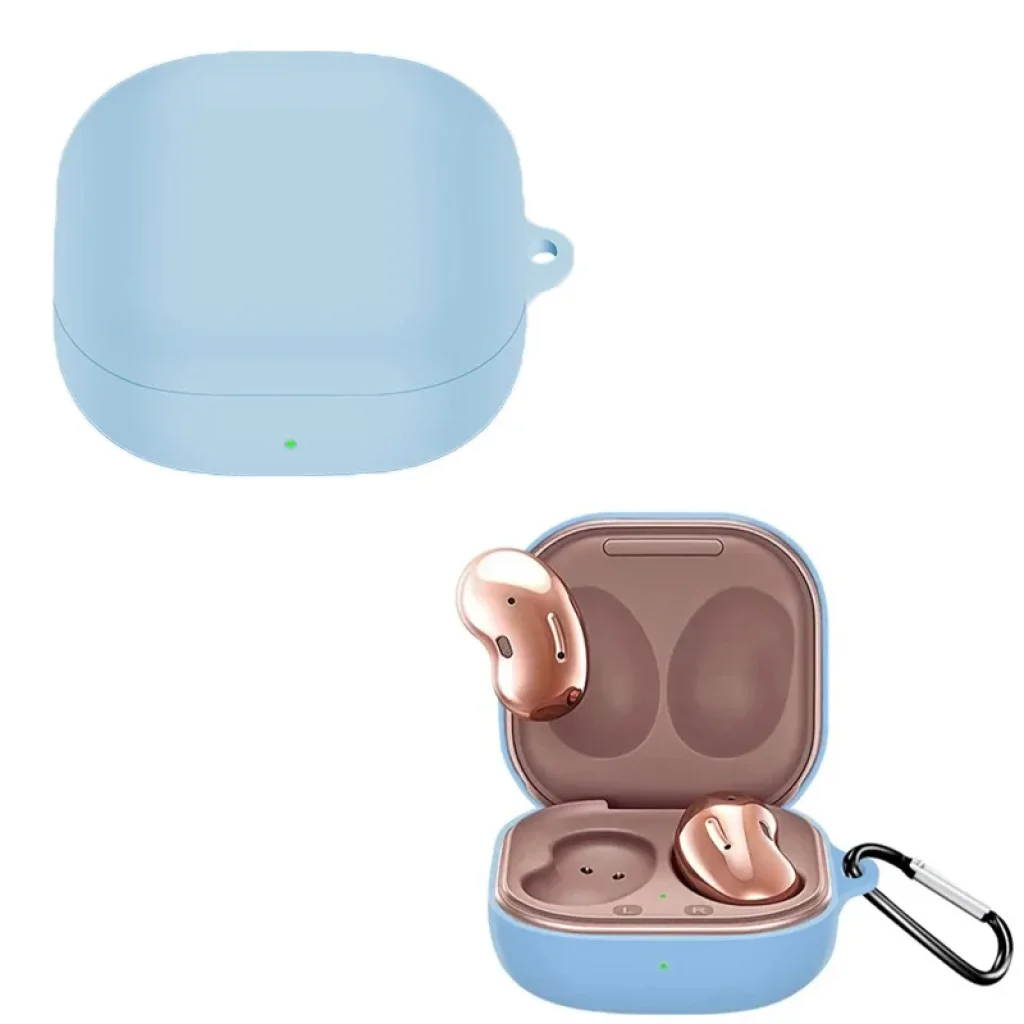 Чохол Silicon BeCover для Samsung Galaxy Buds 2/Buds 2 Pro/Buds Live/Buds Pro / Buds FE Light Blue (709588)