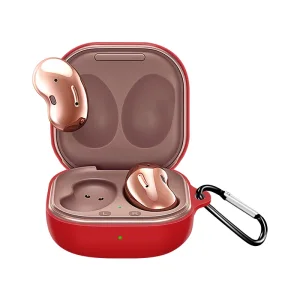 Колір: Червоний - Чохол Silicon BeCover для Samsung Galaxy Buds 2 / Buds Live / Buds Pro / Buds FE Red (705412)