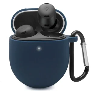 Цвет: Синий - Чехол Silicon BeCover для Google Pixel Buds Pro Deep Blue (709576)