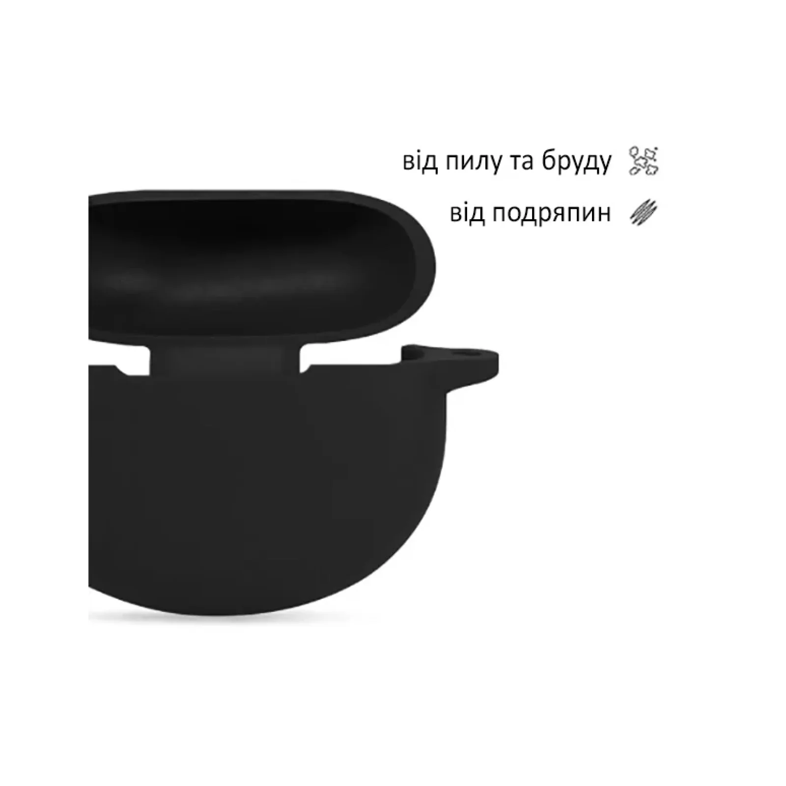 Чохол Silicon BeCover для HUAWEI Freebuds Pro Black (710179)