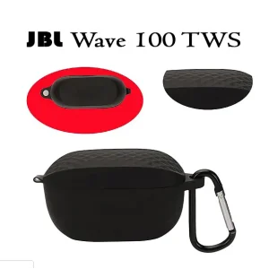 Цвет: Черный - Чехол Silicon BeCover для JBL Wave 100 TWS Black (708606)