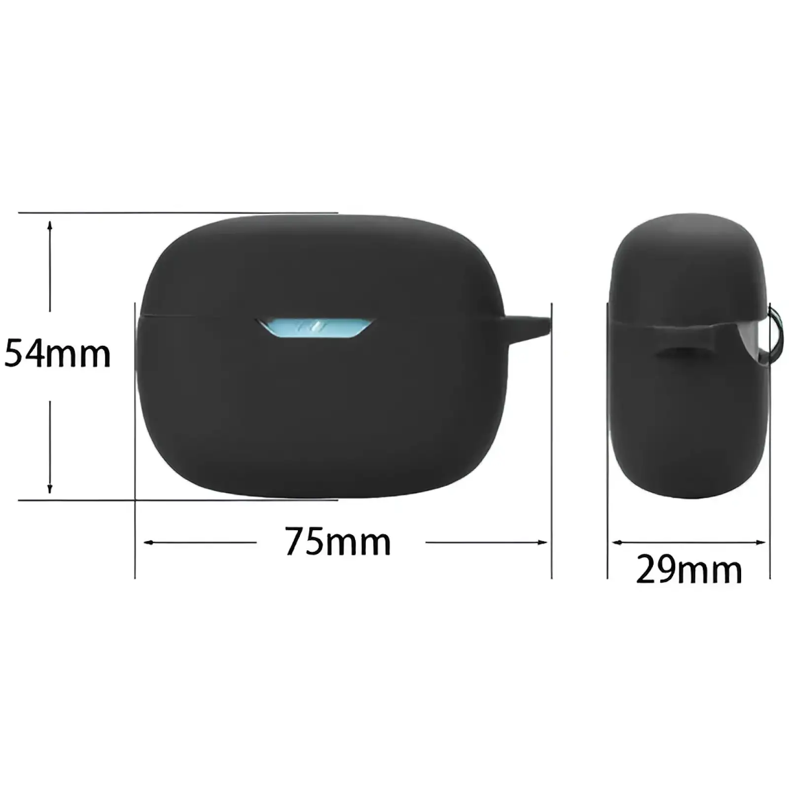 Чехол Silicon BeCover для JBL Wave Beam TWS Black (710189)