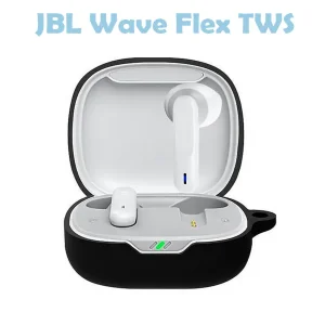 Цвет: Черный - Чехол Silicon BeCover для JBL Wave Flex TWS Black (709570)