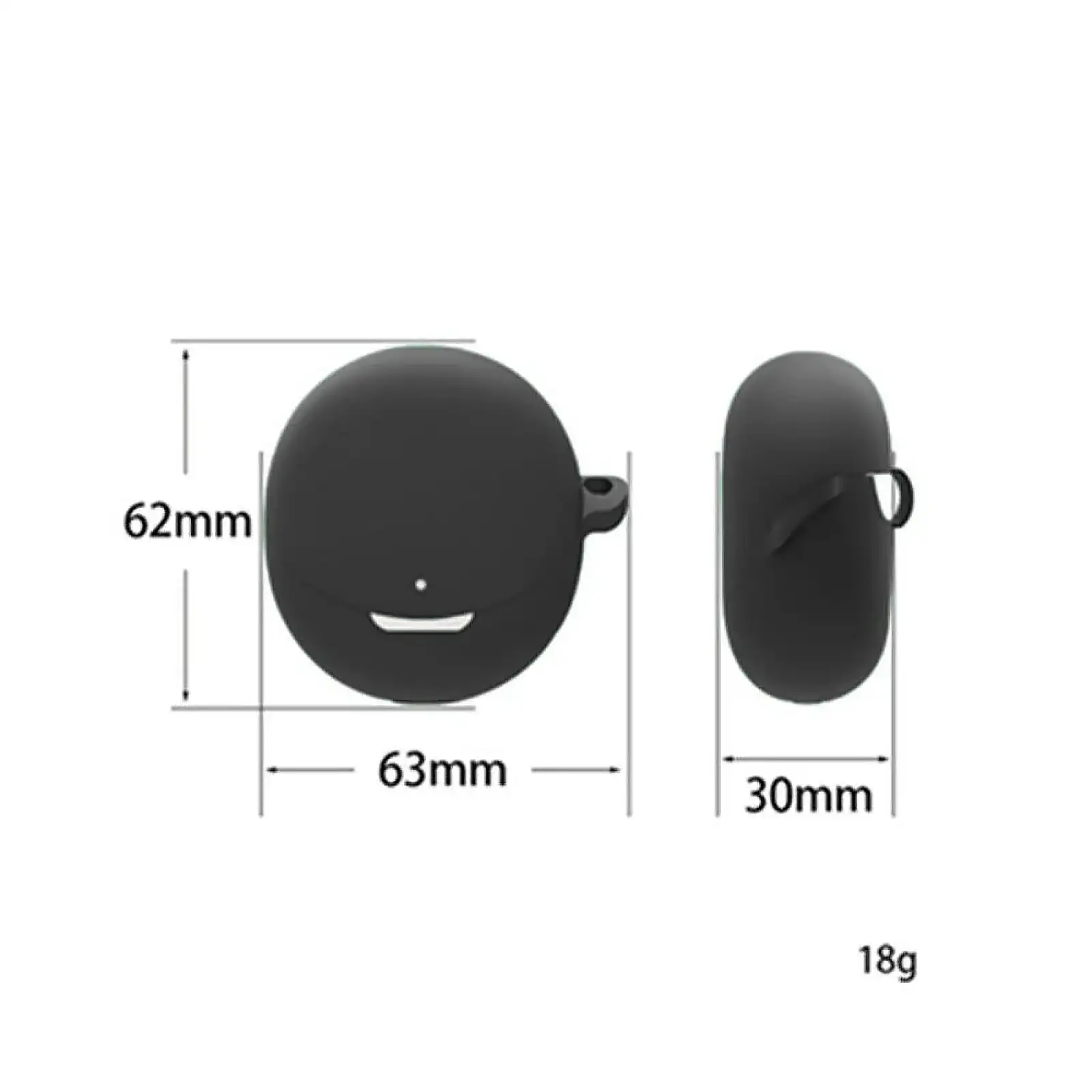 Чохол Silicon BeCover для OPPO Enco Air3 (ETE31) Black (709569)