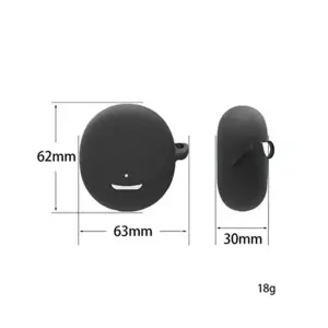 Чохол Silicon BeCover для OPPO Enco Air3 (ETE31) Black (709569)