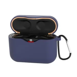 Цвет: Синий - Чехол Silicon BeCover для Sony WF-1000XM3 Deep Blue (705690)