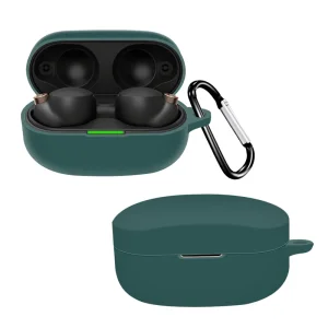 Цвет: Зеленый - Чехол Silicon BeCover для Sony WF-1000XM4 Deep Green (707191)