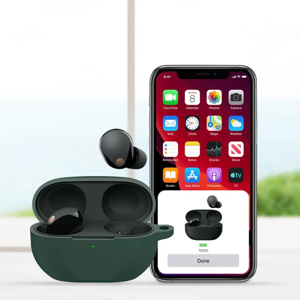 Чохол Silicon BeCover для Sony WF-1000XM5 Dark Green (710182)