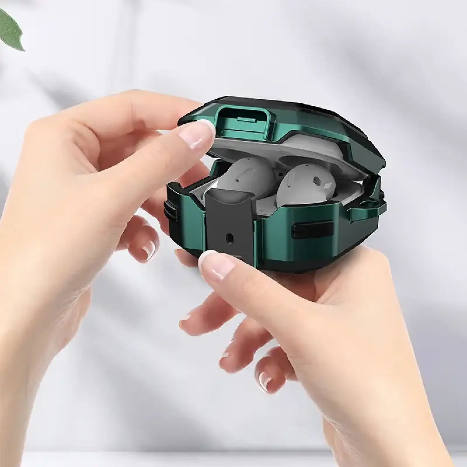 Чохол Protective TPU BeCover для Samsung Galaxy Buds 4 / 4 Pro Dark Green (715889)