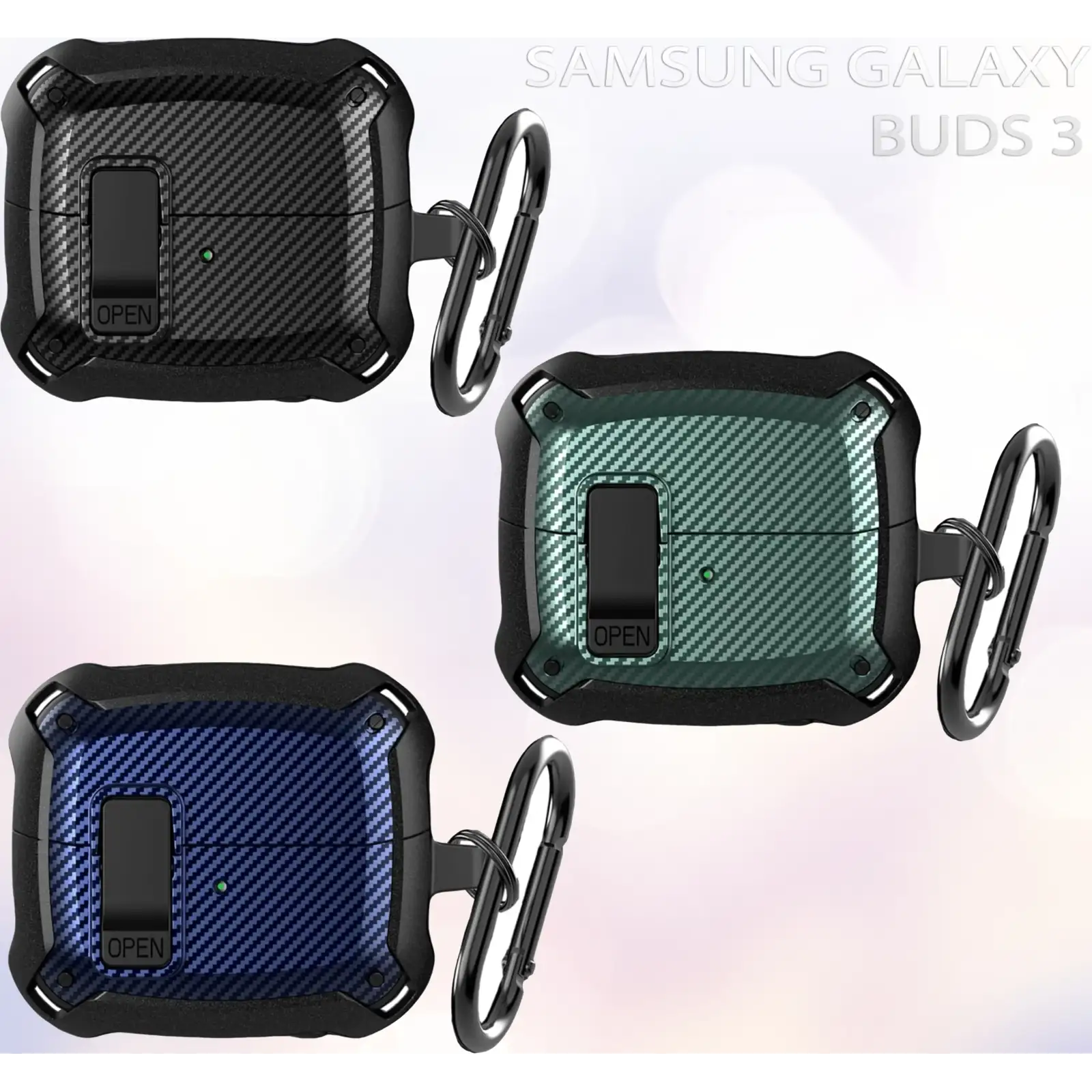 Чохол Protective TPU BeCover для Samsung Galaxy Buds 3 Dark Green (711999)