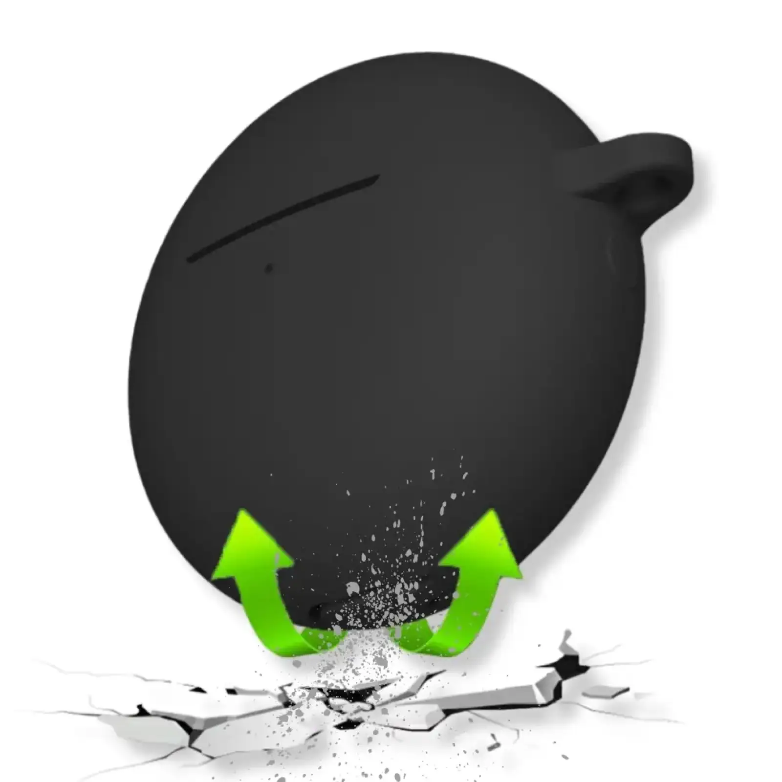Чохол Silicon BeCover для HUAWEI FreeBuds 7i Black (714818)