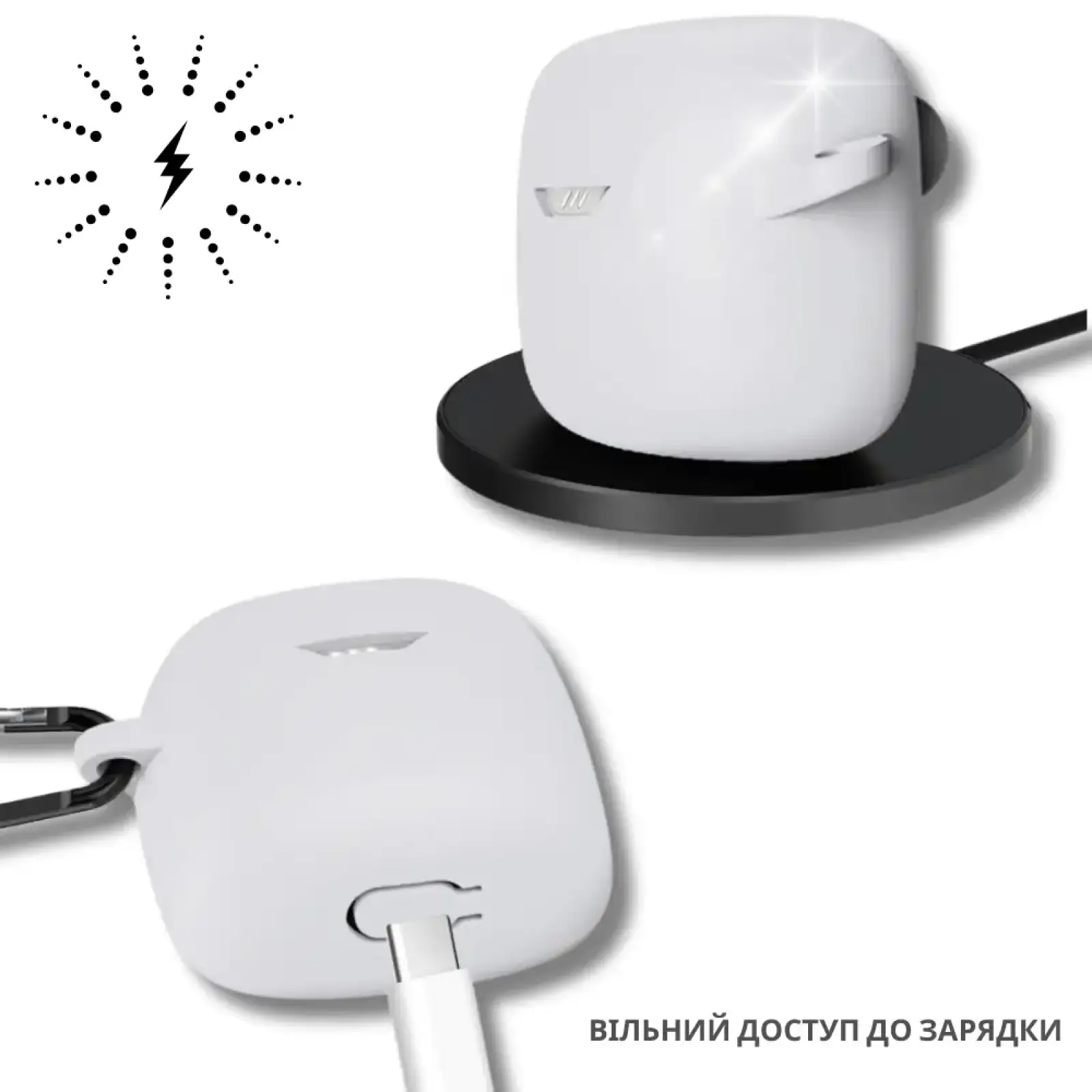 Чохол Silicon BeCover для JBL Tune Flex 2 White (714828)