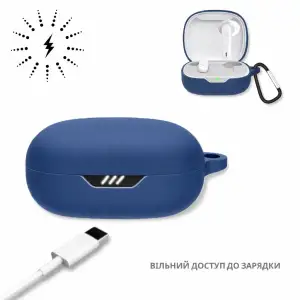 Чохол Silicon BeCover для JBL Wave Flex 2 Deep Blue (715028)