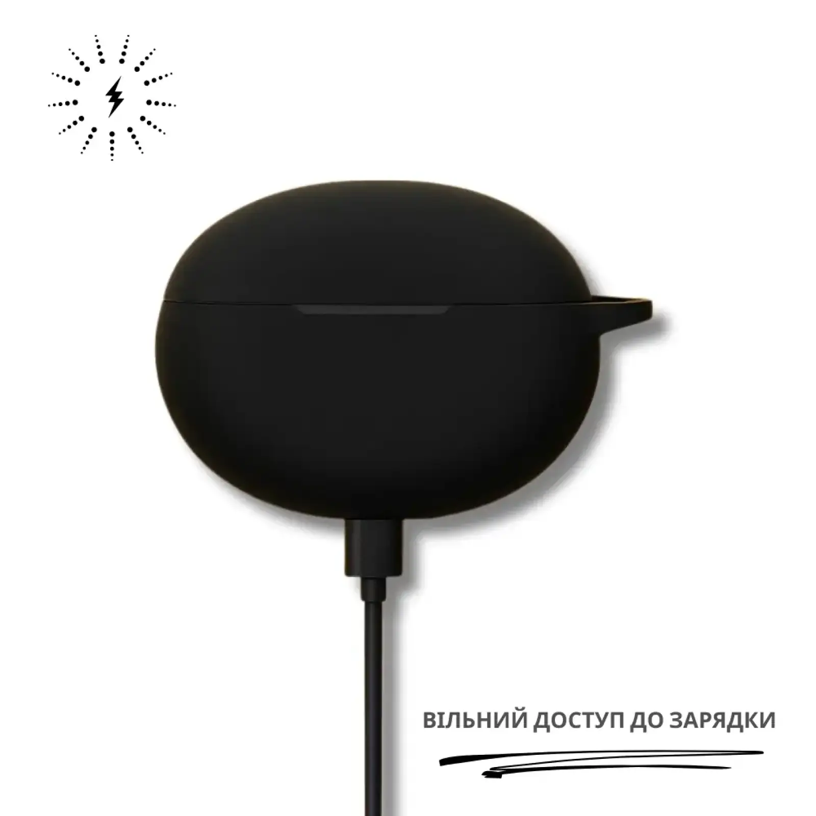 Чохол Silicon BeCover для OnePlus Buds Pro 3 Black (714835)