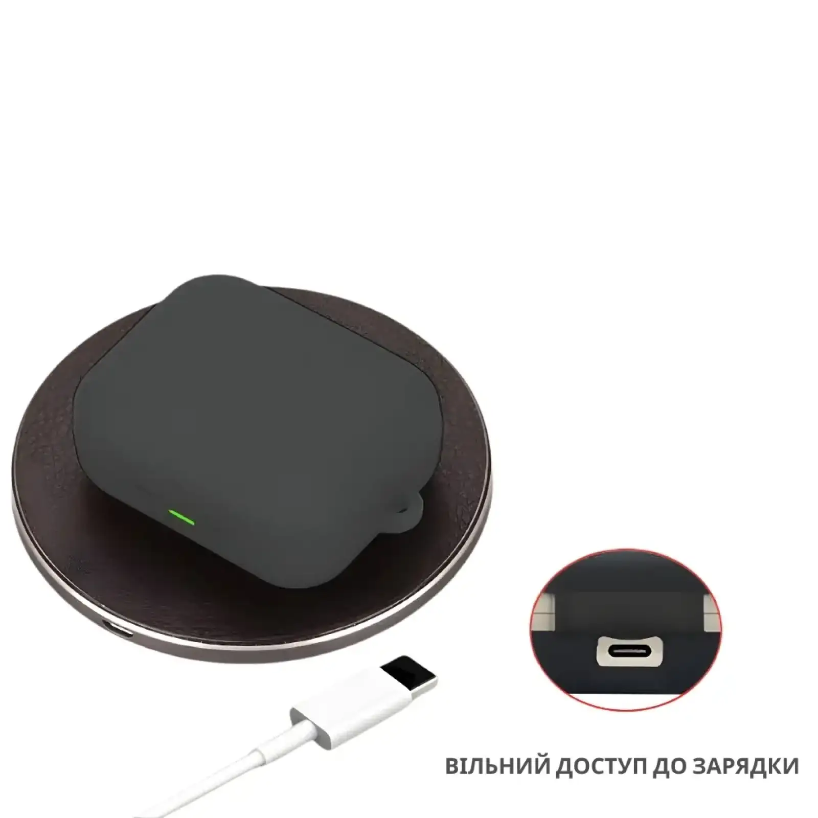Чохол Silicon BeCover для Realme Buds Air 7 Pro Black (714814)