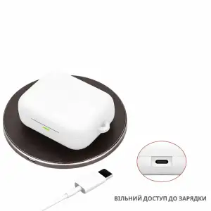 Чохол Silicon BeCover для Realme Buds Air 7 Pro White (715027)