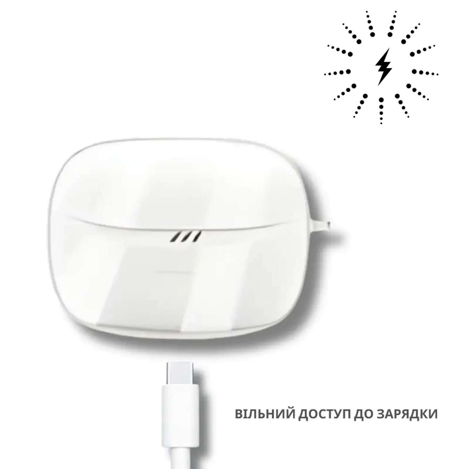 Чохол Soft TPU BeCover для JBL Tune Beam 2 Transparent (714826)