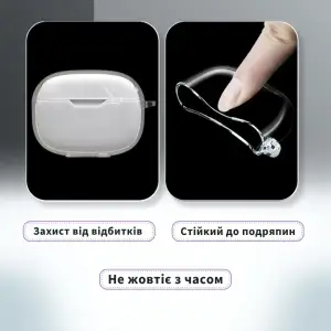 Чохол Soft TPU BeCover для JBL Tune Beam 2 Transparent (714826)